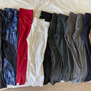 Lululemon Leggings 12 Pairs
